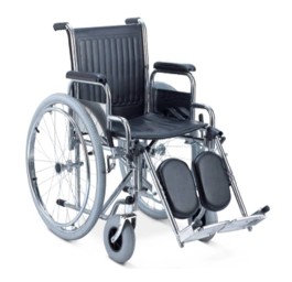 Fauteuil roulant en inox