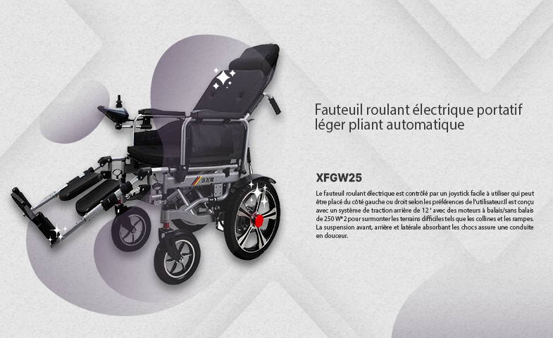 Le fauteuil roulant électrique